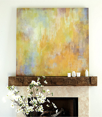 Gallery-wrapped canvas