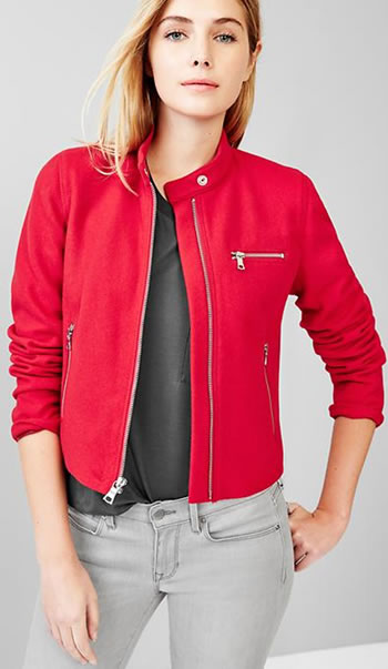 Wool Biker Jacket