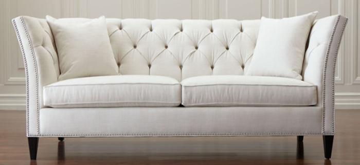 Shelton Sofa, Springer/White