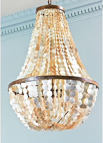 Shell Chandelier