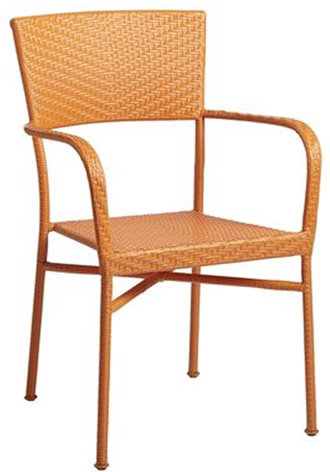 wicker armchair