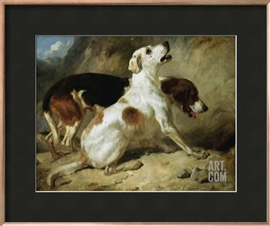 Foxhounds Framed Artwork