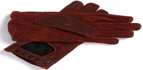 Animal Suede Gloves
